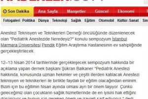 Pediatrik Anestezide Neredeyiz?
