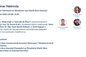 Webinar: Düşük Akım Anestezi