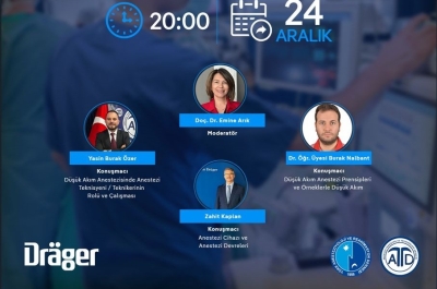 Webinar: Anestezi Teknisyeni ve Teknikerleri için Düşük Akım Anestezi