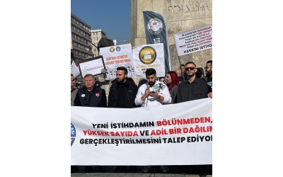 İstihdam Talepli Etkinlik ve Basın Açıklaması